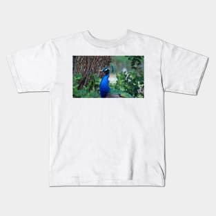 Peacock Profile Kids T-Shirt